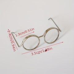 1pc Dollhouse Glasses Doll House Accessories