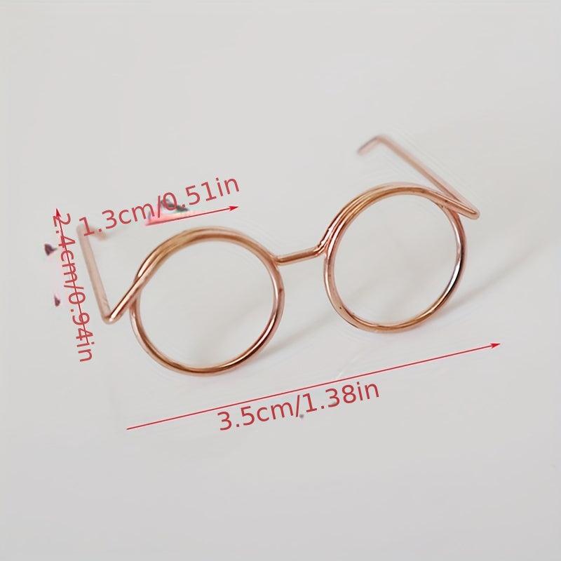1pc Dollhouse Glasses Doll House Accessories