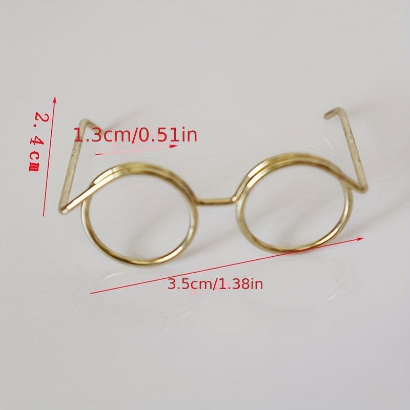 1pc Dollhouse Glasses Doll House Accessories
