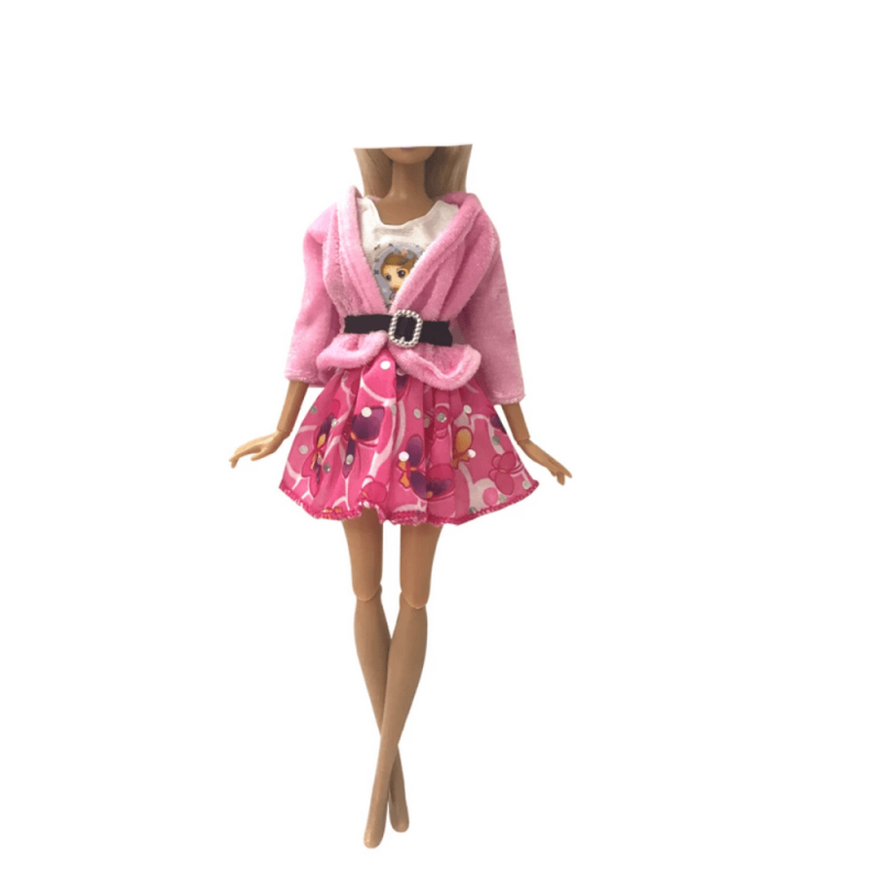 Mixed Dress Princess Suit Casual Wear Doll Accessories Set Girl Gift Toy