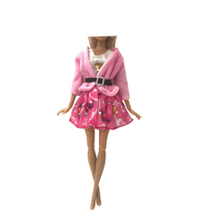 Mixed Dress Princess Suit Casual Wear Doll Accessories Set Girl Gift Toy