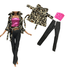 Mixed Dress Princess Suit Casual Wear Doll Accessories Set Girl Gift Toy