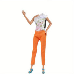 Doll Clothes Outfit Set 5 Tops 5 Trousers for 29-21 cm Girl Doll