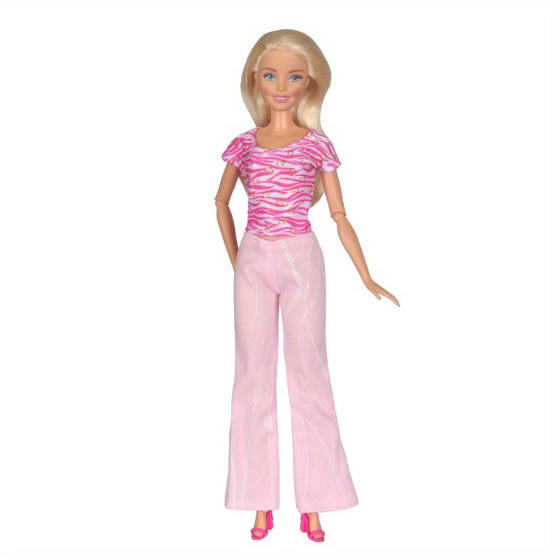 Casual Wear Shirt and Pants Outfit for Girls Doll
