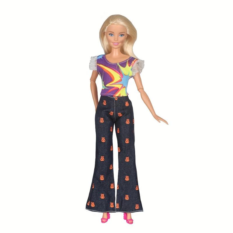 Casual Wear Shirt and Pants Outfit for Girls Doll