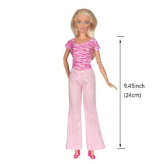 Casual Wear Shirt and Pants Outfit for Girls Doll