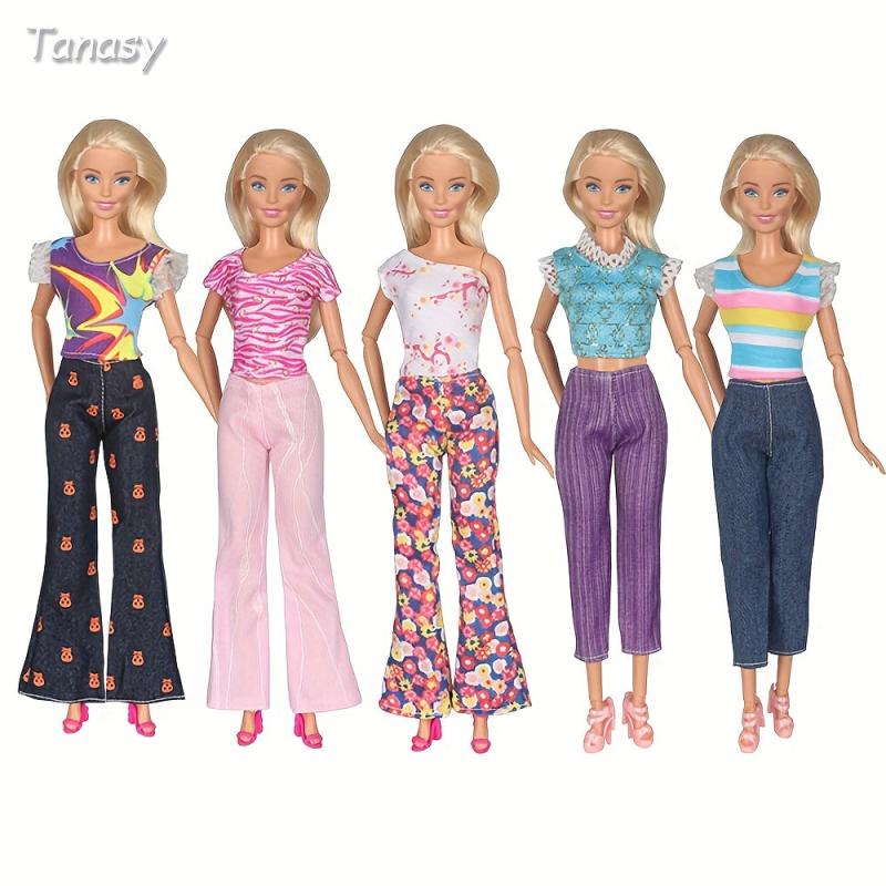 Casual Wear Shirt and Pants Outfit for Girls Doll