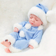 Closed Eyes Vinyl Doll Simulation Doll