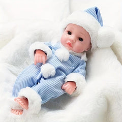 Closed Eyes Vinyl Doll Simulation Doll