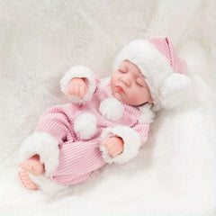 Closed Eyes Vinyl Doll Simulation Doll