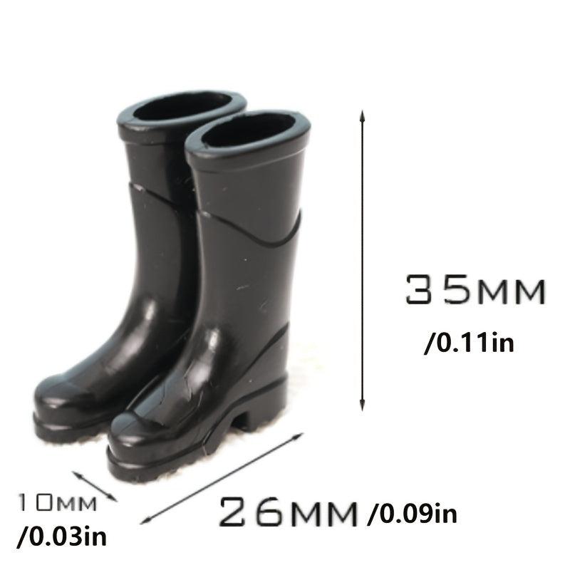 Silicone Rain Boots for Doll House