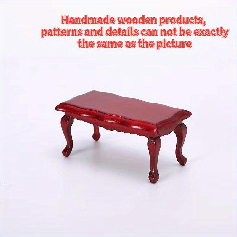 Wooden Coffee Table for Dollhouse
