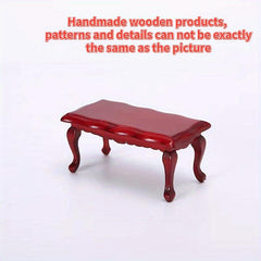 Wooden Coffee Table for Dollhouse