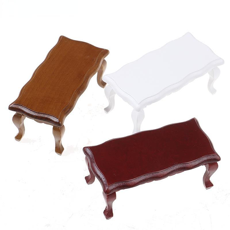 Wooden Coffee Table for Dollhouse