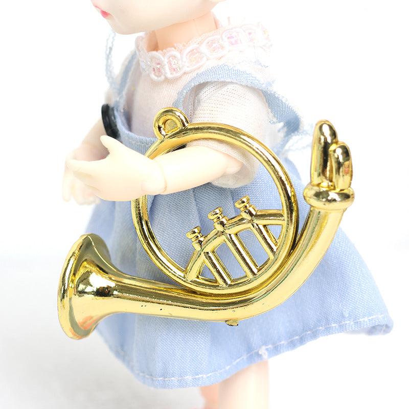 Instrument Dollhouse Accessories Saxophone Violin Trumpet Clarinet Models