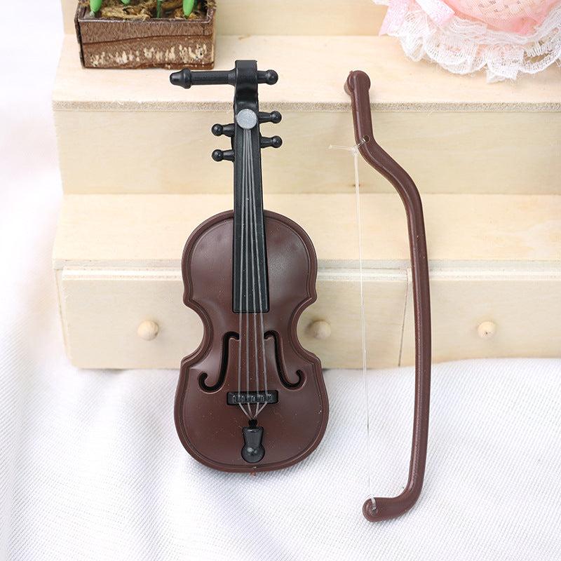 Instrument Dollhouse Accessories Saxophone Violin Trumpet Clarinet Models