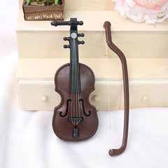 Instrument Dollhouse Accessories Saxophone Violin Trumpet Clarinet Models