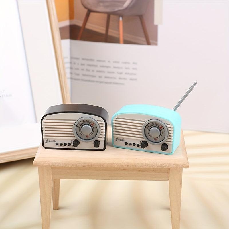 1:12 Dollhouse Mini Radio Model DIY Toy
