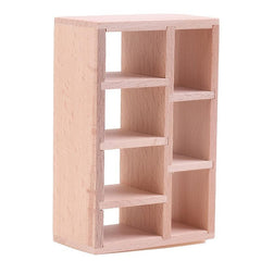 1:12 Dollhouse European Style Storage Cabinet Shelf Display Rack