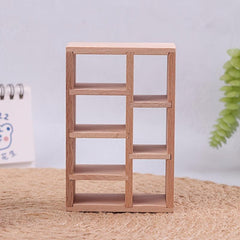 1:12 Dollhouse European Style Storage Cabinet Shelf Display Rack