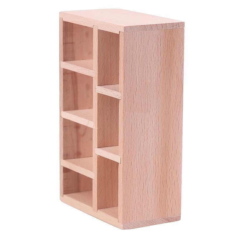 1:12 Dollhouse European Style Storage Cabinet Shelf Display Rack
