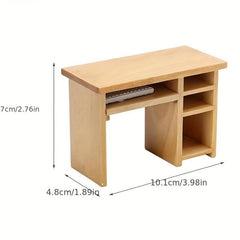 Dollhouse Computer Table With Mouse & Keyboard