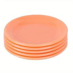 5pcs 1 12 Dollhouse Miniatures Dishes Plate Kitchen Accessories Toy