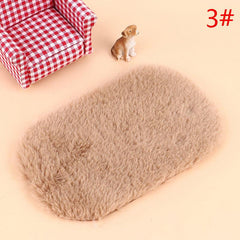 Dollhouse Plush Rug Carpet Mat Living Room Decoration