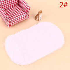 Dollhouse Plush Rug Carpet Mat Living Room Decoration