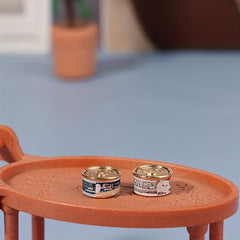 1:12 Dollhouse Cat Food Toy for Home Decor