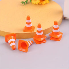 7pcs Mini Traffic Road Cones Training Roadblock Signs Toy