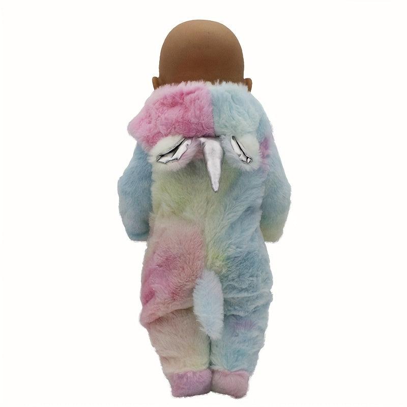 Plush Jumpsuit Doll Clothes for 17-inch Dolls
