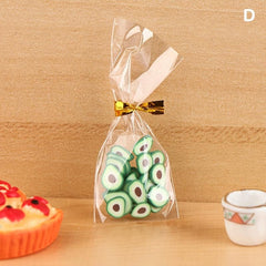 Mini Fruit Dry Candy Snack Set Scene Decoration
