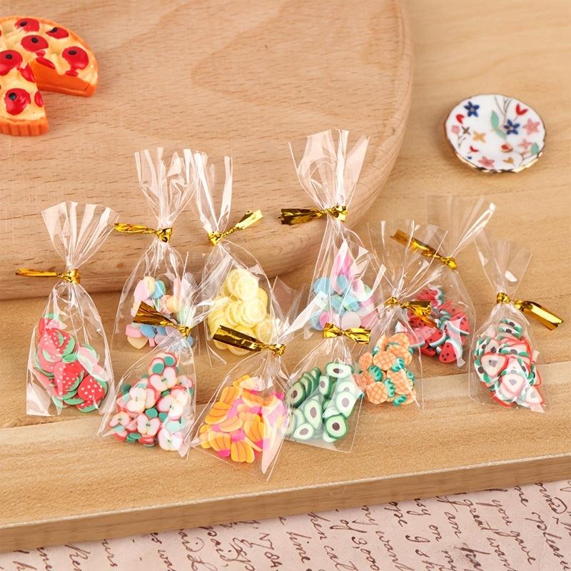 Mini Fruit Dry Candy Snack Set Scene Decoration