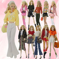 Doll Coats Jeans Casual Wears Toys For Kids Clothes Accessory