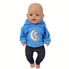 17 18 Inch Doll Clothes Set Top and Pants Children's Birthday Holiday