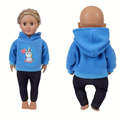 17 18 Inch Doll Clothes Set Top and Pants Children's Birthday Holiday