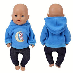 17 18 Inch Doll Clothes Set Top and Pants Children's Birthday Holiday