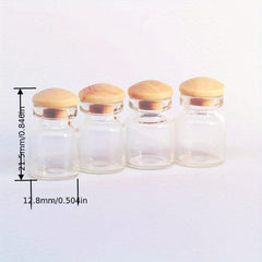4PCS Dollhouse Food Play Glass Jar Mini Model 1 12 Piece