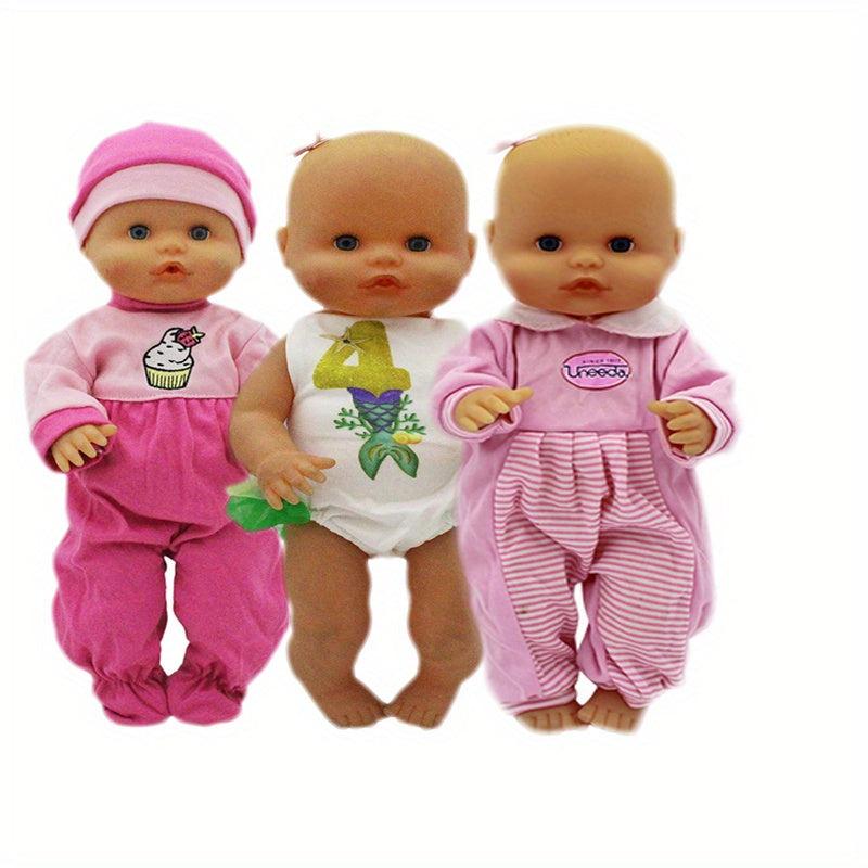 3pc Doll Clothes Set For 13.77in Doll