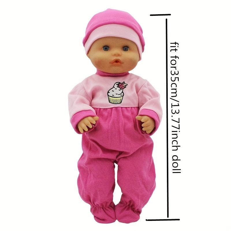 3pc Doll Clothes Set For 13.77in Doll