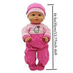 3pc Doll Clothes Set For 13.77in Doll