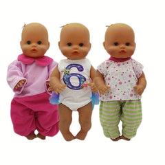 3pc Doll Clothes Set For 13.77in Doll