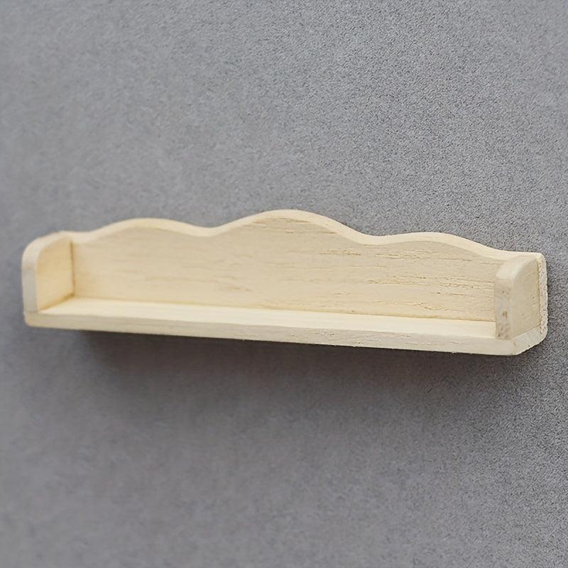 Dollhouse Wall Shelf Storage Rack Hanging Shelf Model Furniture