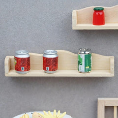Dollhouse Wall Shelf Storage Rack Hanging Shelf Model Furniture