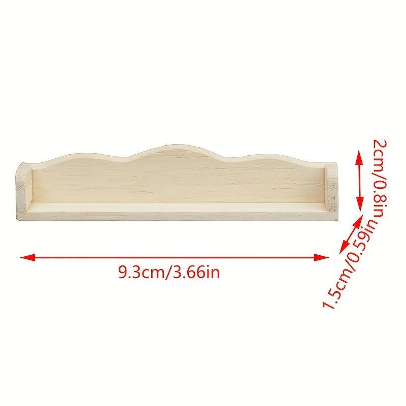 Dollhouse Wall Shelf Storage Rack Hanging Shelf Model Furniture