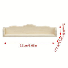 Dollhouse Wall Shelf Storage Rack Hanging Shelf Model Furniture