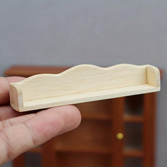 Dollhouse Wall Shelf Storage Rack Hanging Shelf Model Furniture