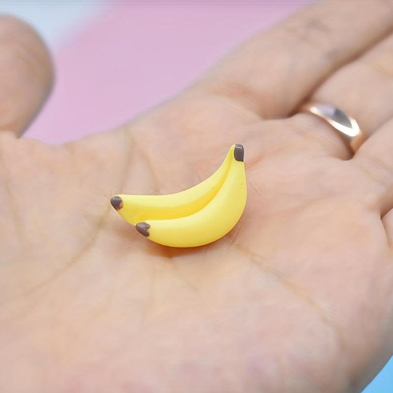 10Pcs 1 12 Dollhouse Fruit Banana Dolls House Food Accessories Toys