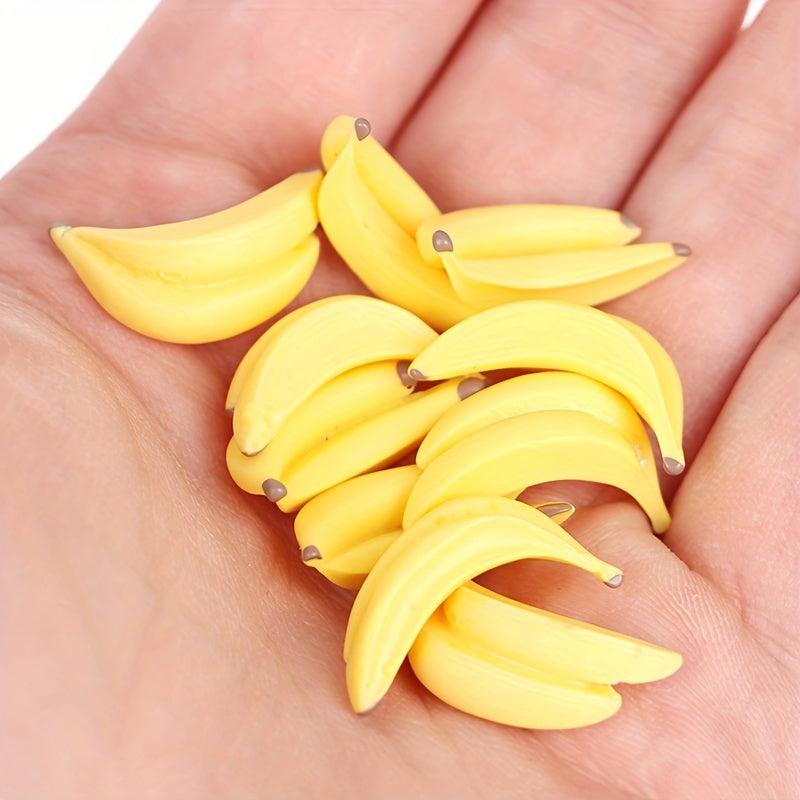 10Pcs 1 12 Dollhouse Fruit Banana Dolls House Food Accessories Toys